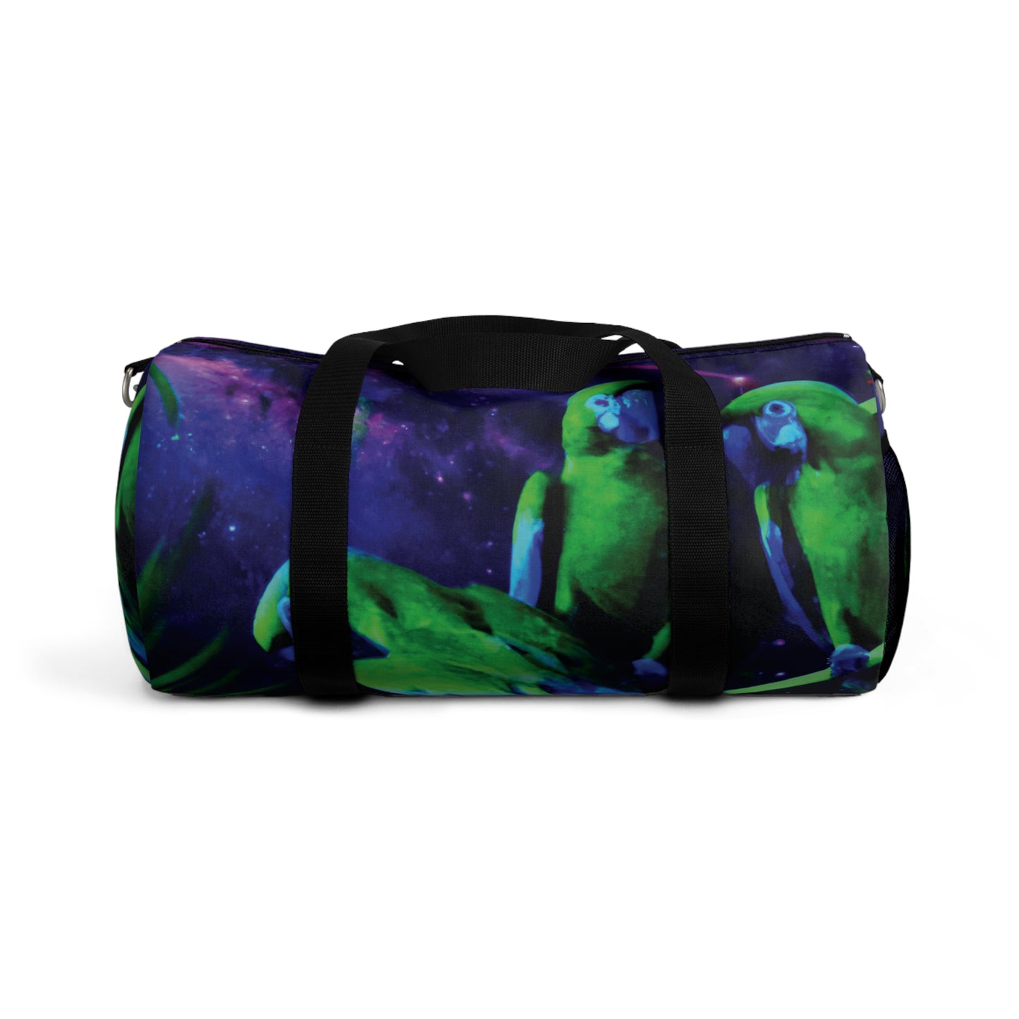Tropical Rainforest Duffel Bag - Perfect for Travel and Gym / Galactic Parrots