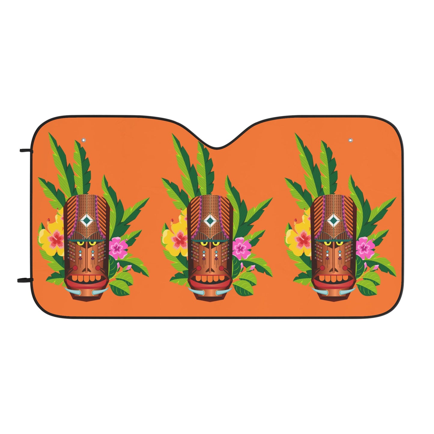 Tropical Car Sun Shades / Tiki Boss Loika, Crusta Orange