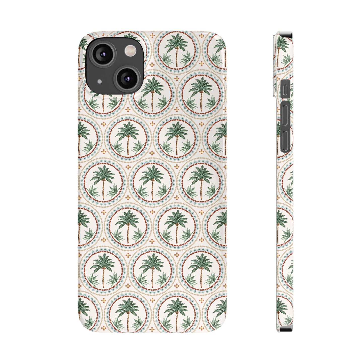 Slim Phone Cases - Mosaic Palm Tree