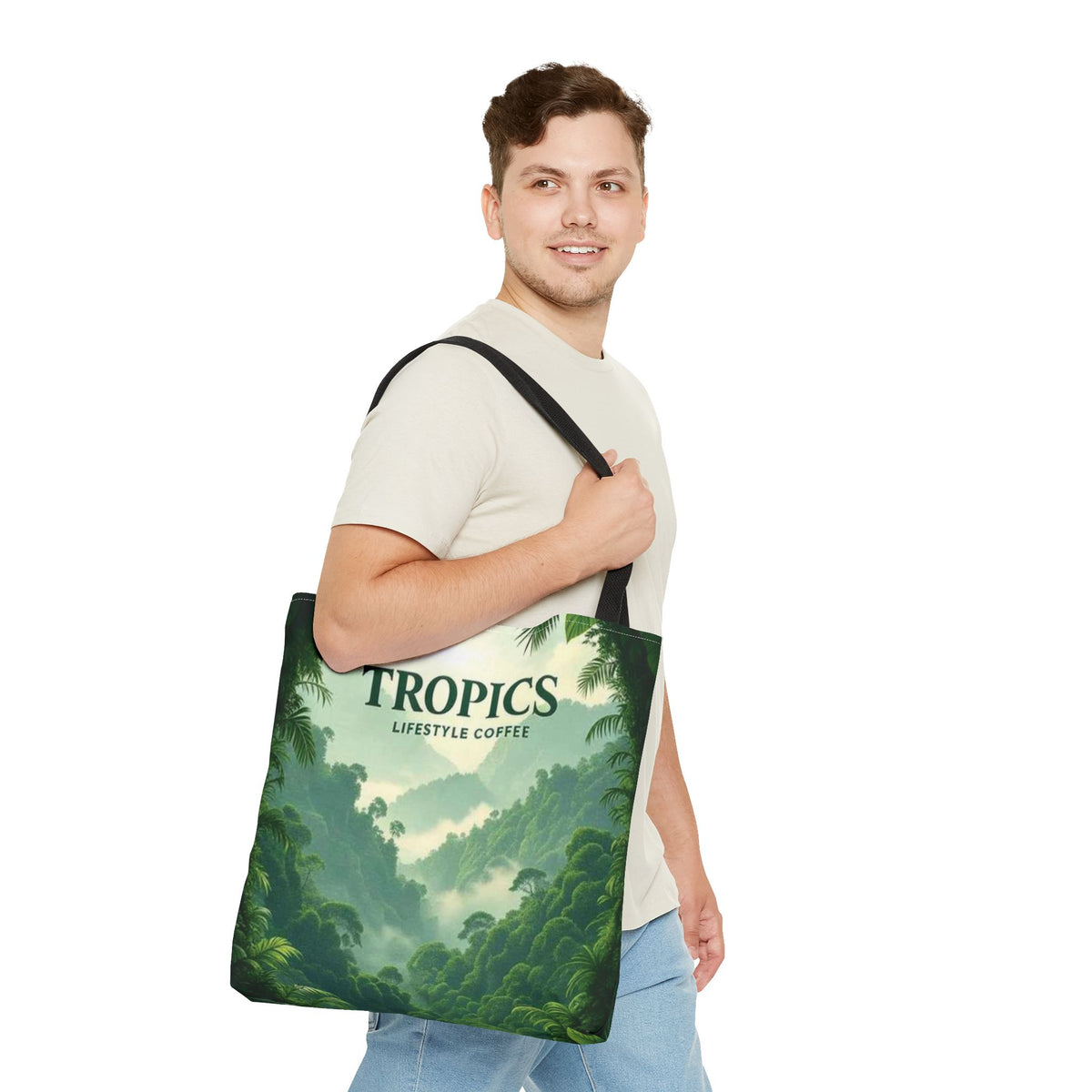 Rainforest Vistas Coffee Tote Bag - 3 Sizes