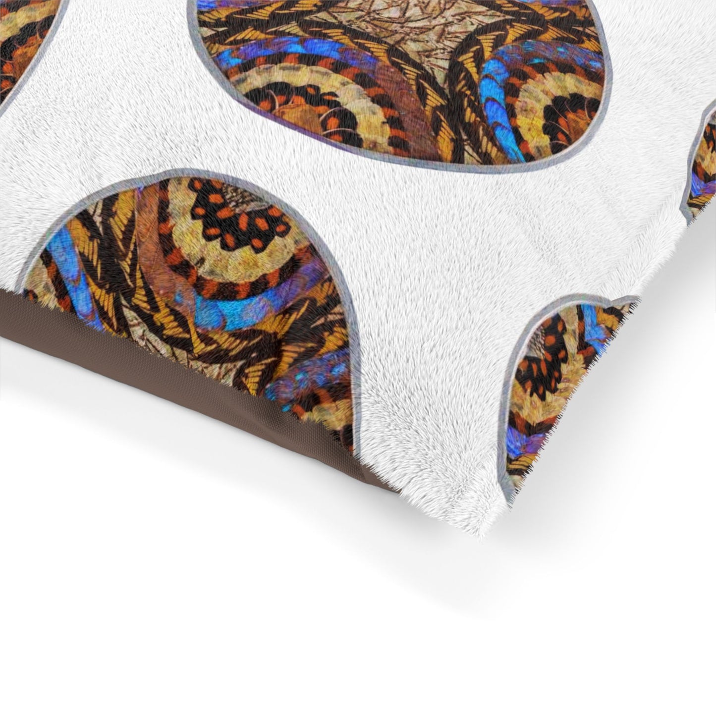 Pet Bed - Cozy and Fun Dog or Cat Bed for Beach Lovers / Real Butterfly Wing Plate #3