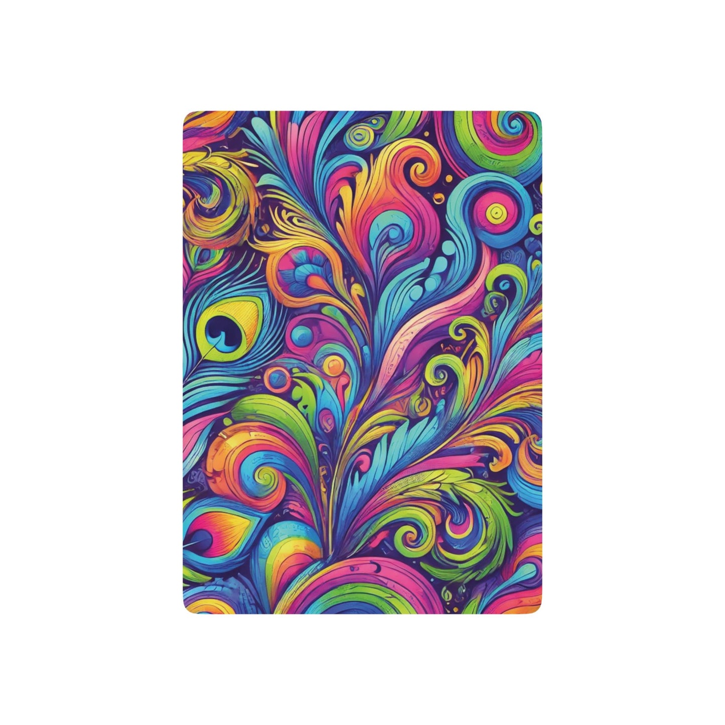Poker Playing Cards - Feather Currents Pop