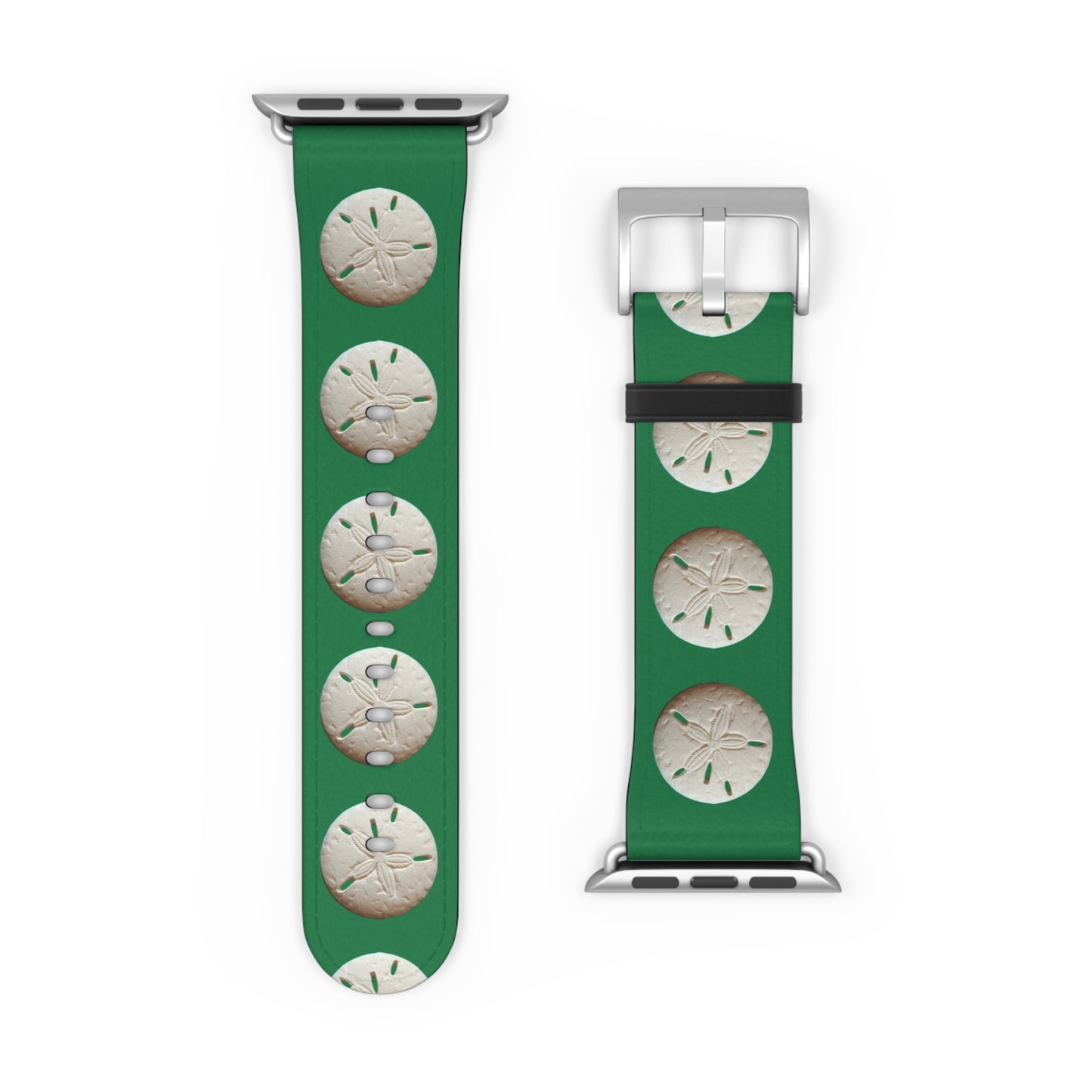 Apple Watch Band - Sand Dollar Parade, dark green