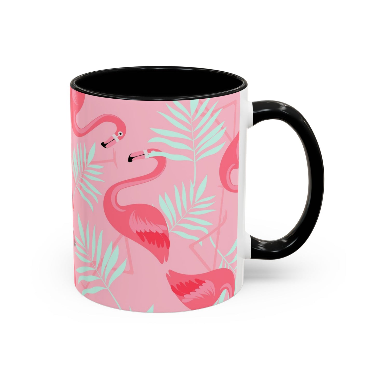 Copy of Accent Coffee Mug (11, 15oz), Hawaiian Flowers / Various Colors