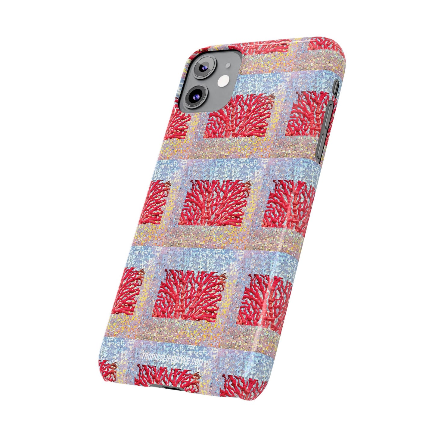 Slim Phone Cases - Disco Red Coral