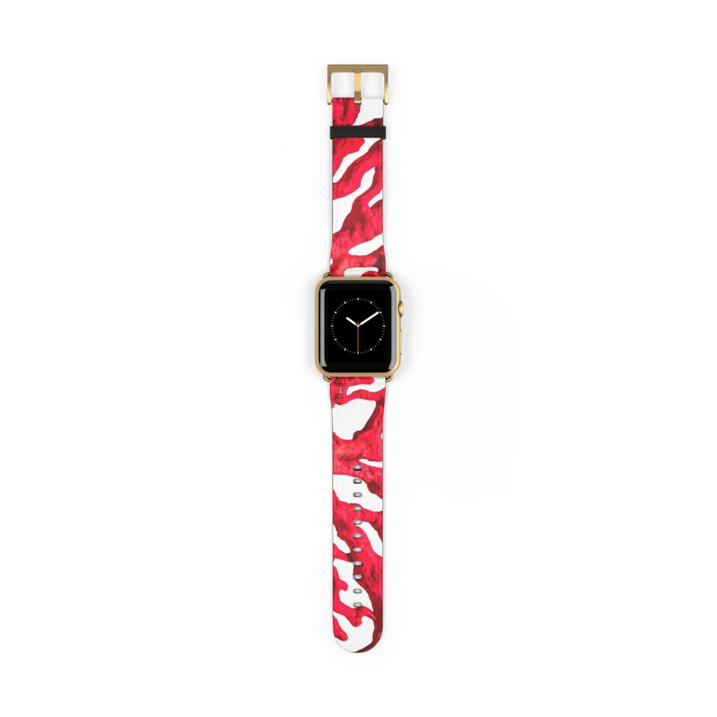 Apple Watch Band - Red Coral, white background