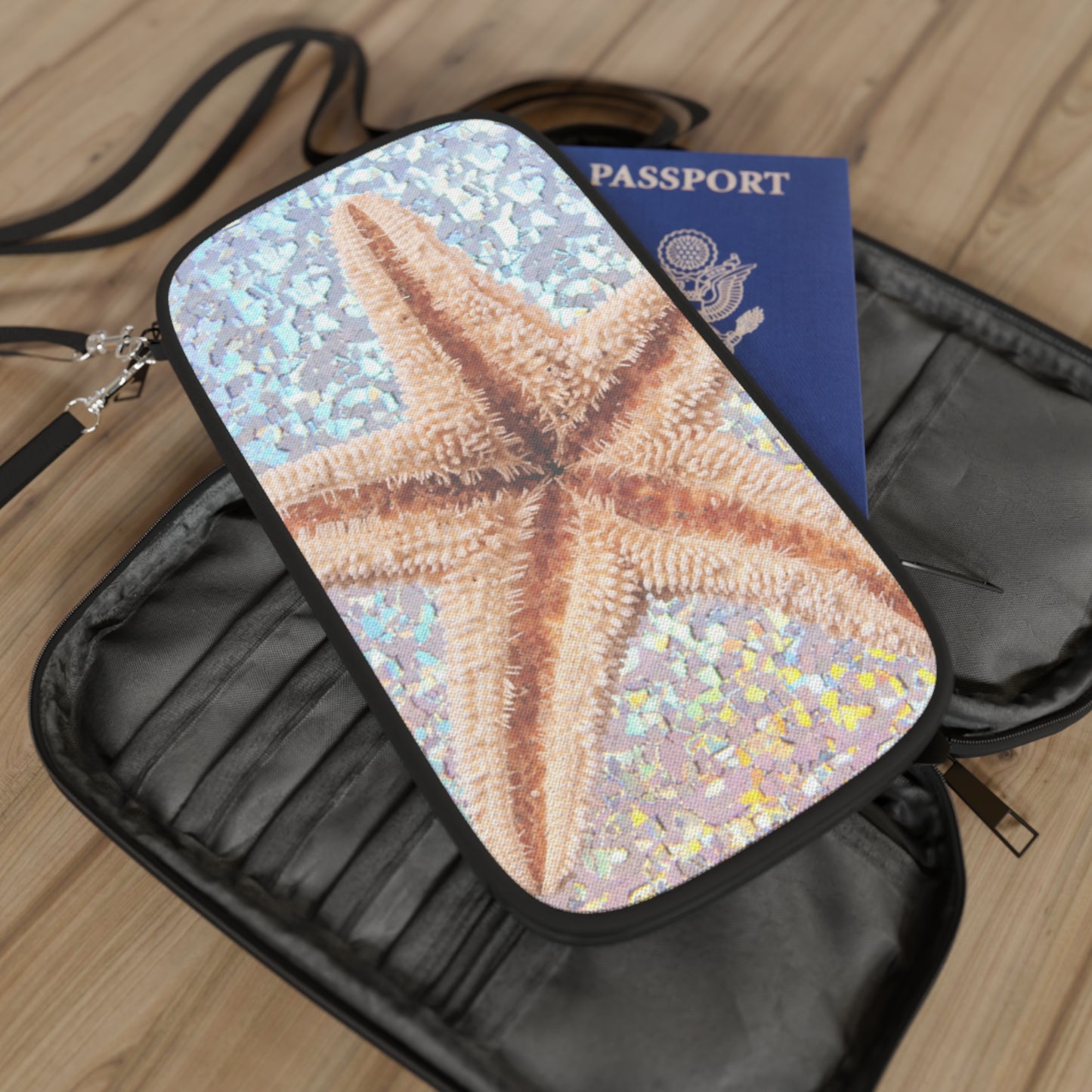 Passport Wallet – Perfect for Travelers & Adventurers / Disco Starfish