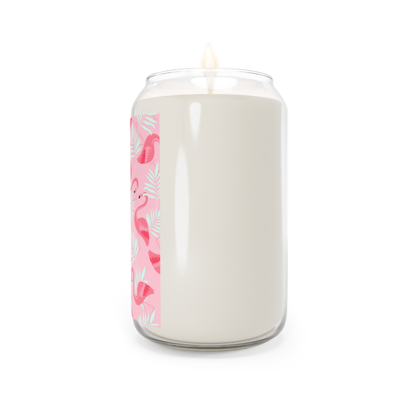 Scented Candle, 13.75oz - Flamingo and White Palms