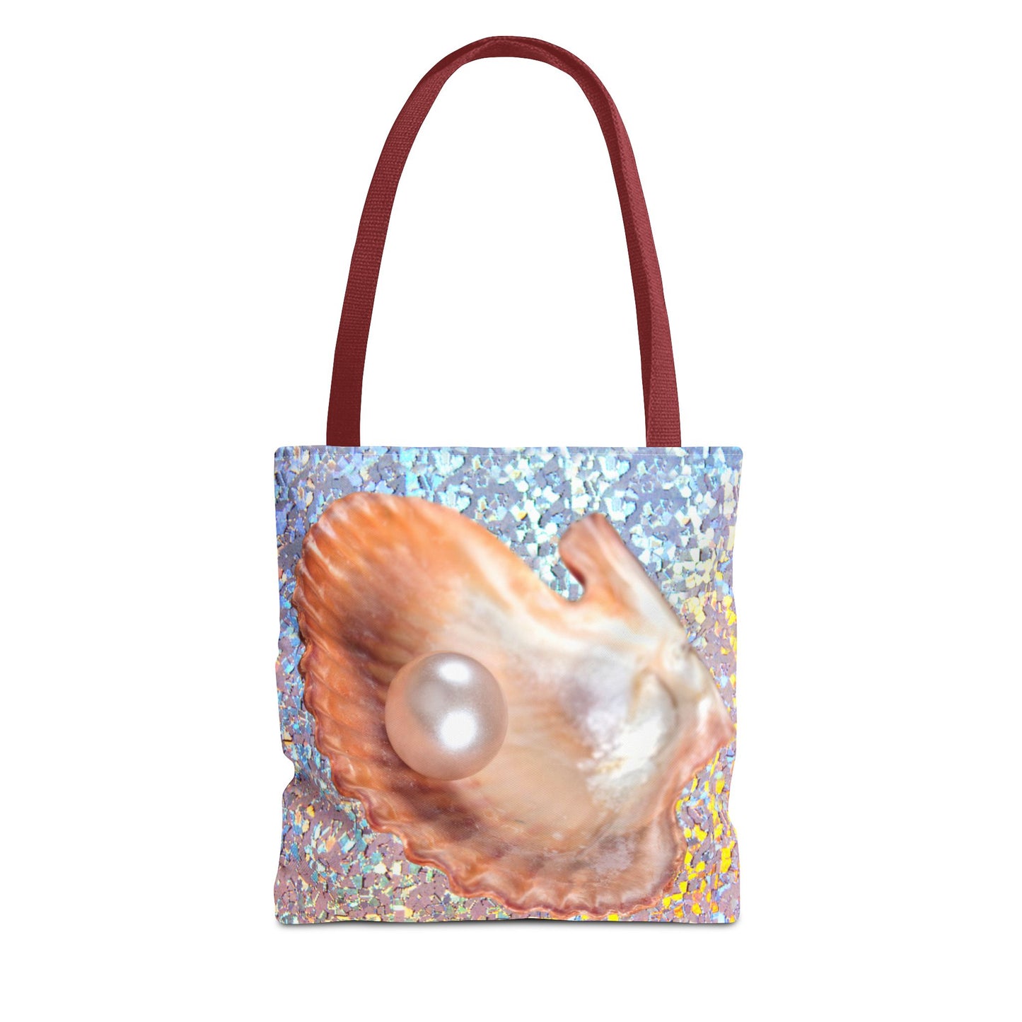 Disco Peach Pearl & Shell Tote Bag - 3 Sizes