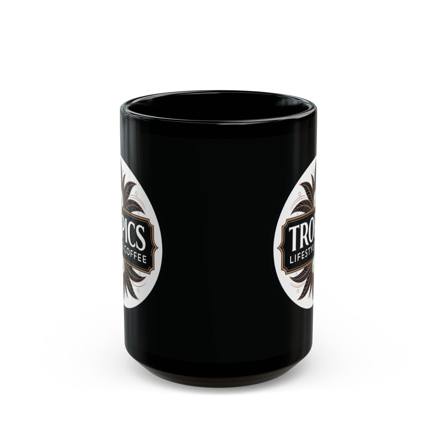 Black Coffee Mug - Water TLCoffee Logo