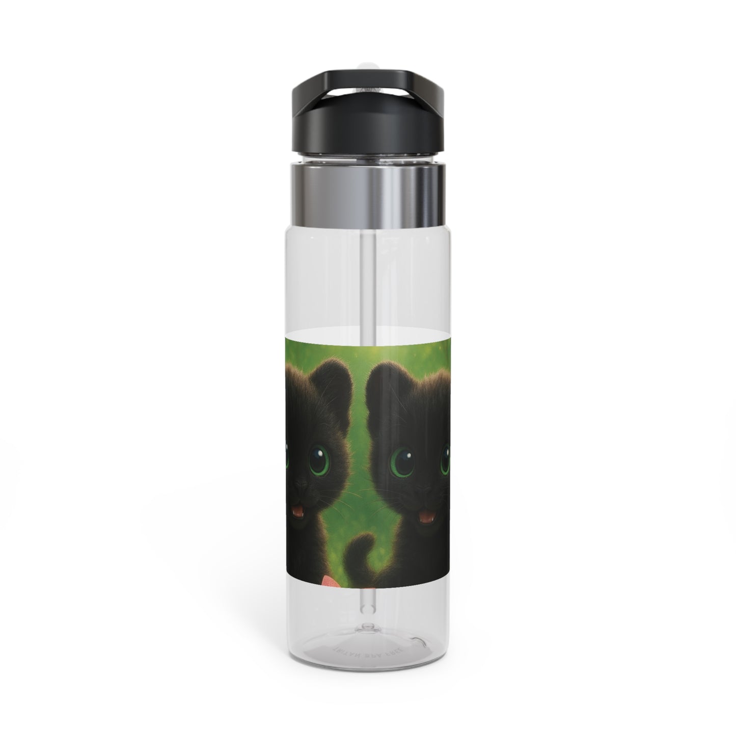 Tropical 20oz Tritan Sport Water Bottle -  Leakproof, Lightweight, BPA-Free / Baby Black Panthers