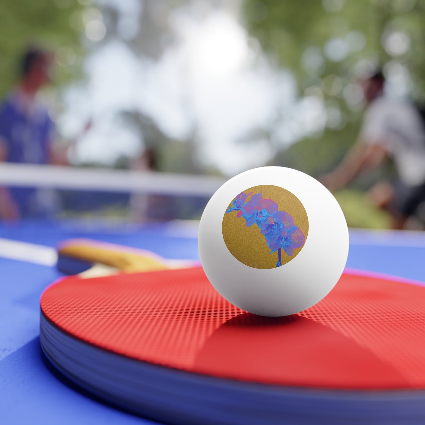 Tropical Paradise Ping Pong Balls - 6 Pack with Heatwave Orchid