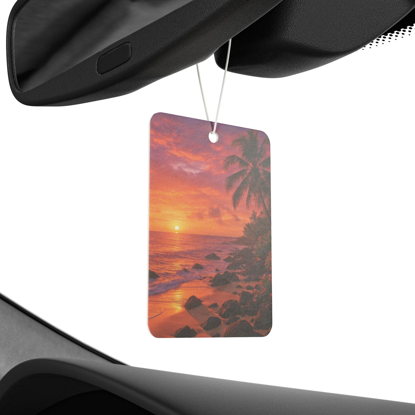 Ember Island Car Air Freshener - Vibrant Tropical Aromatic Décor