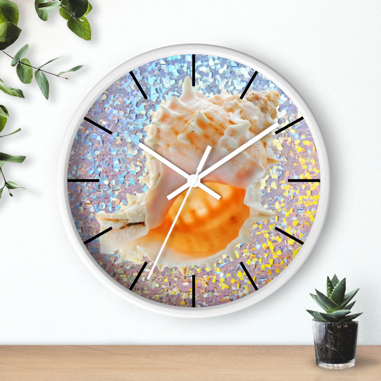 Wall Clock, Disco Conch, Hands/Base Variants