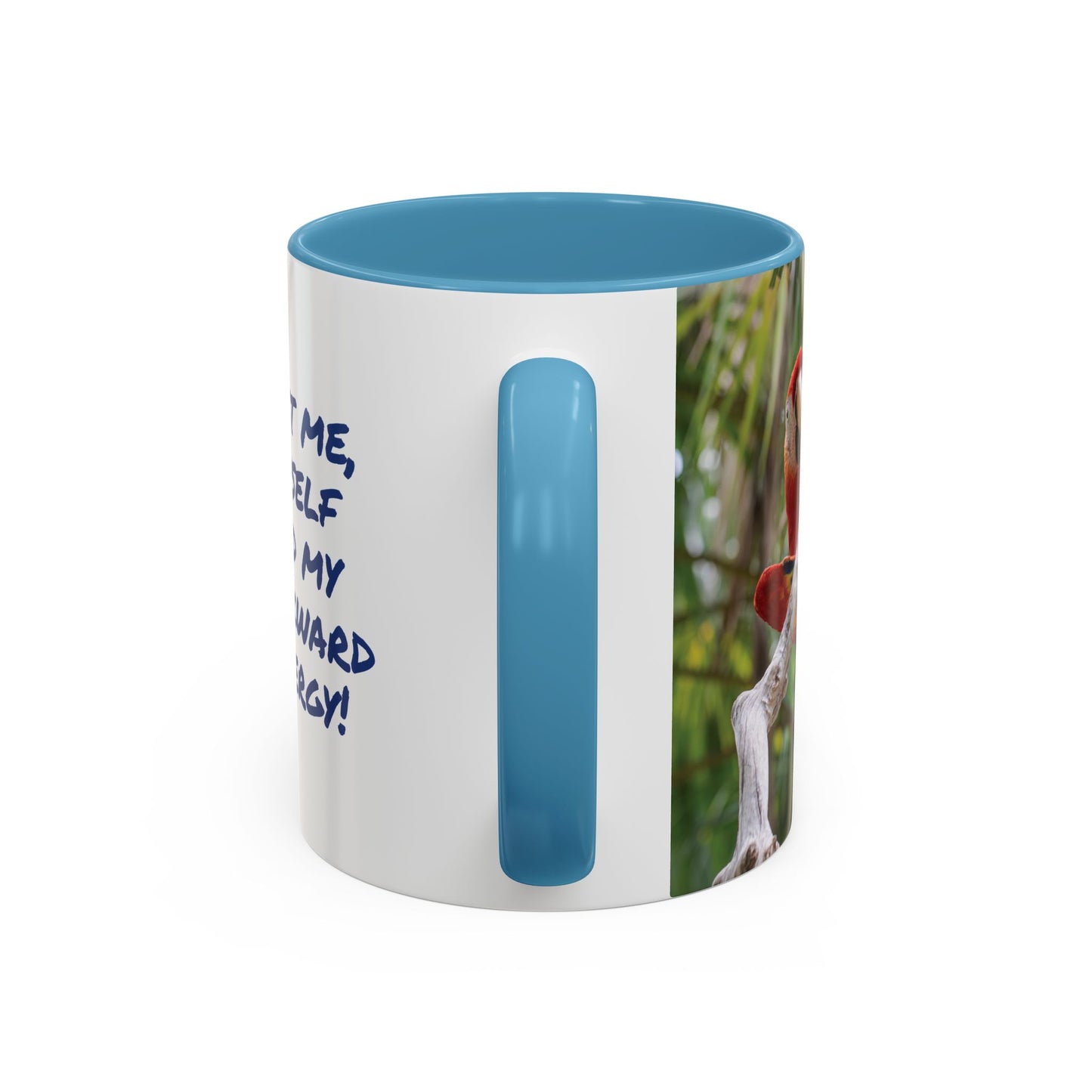 Parrot Accent Coffee Mug (11, 15oz), 8 Colors - Awkward Energy