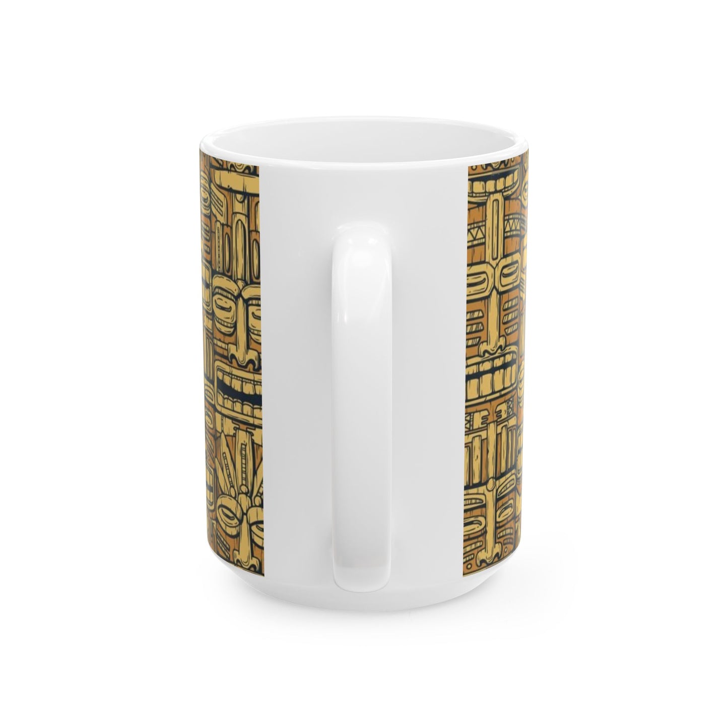 Ceramic Mug, (11oz, 15oz) - Old Tiki Totems