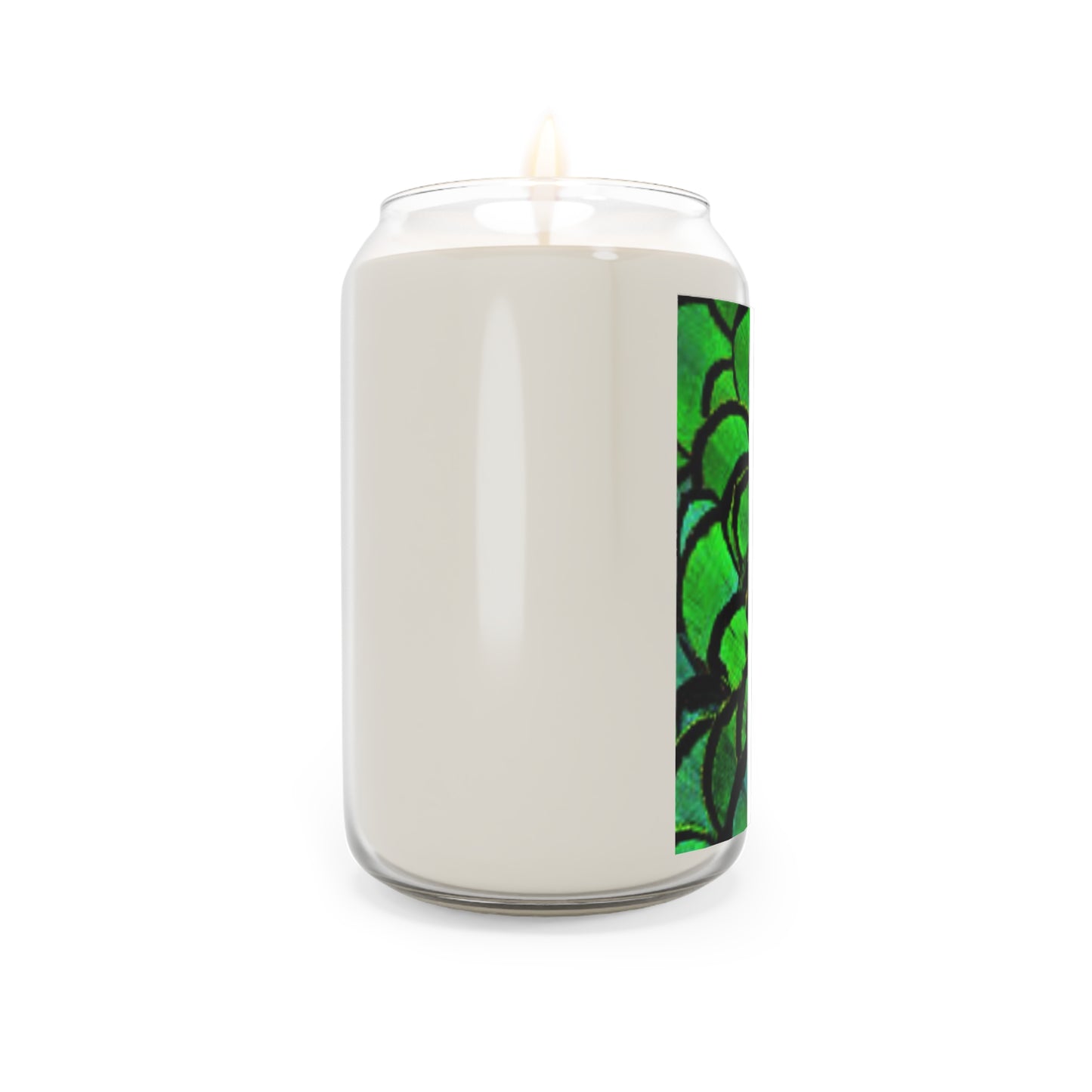 Scented Candle, 13.75oz - Green Peacock