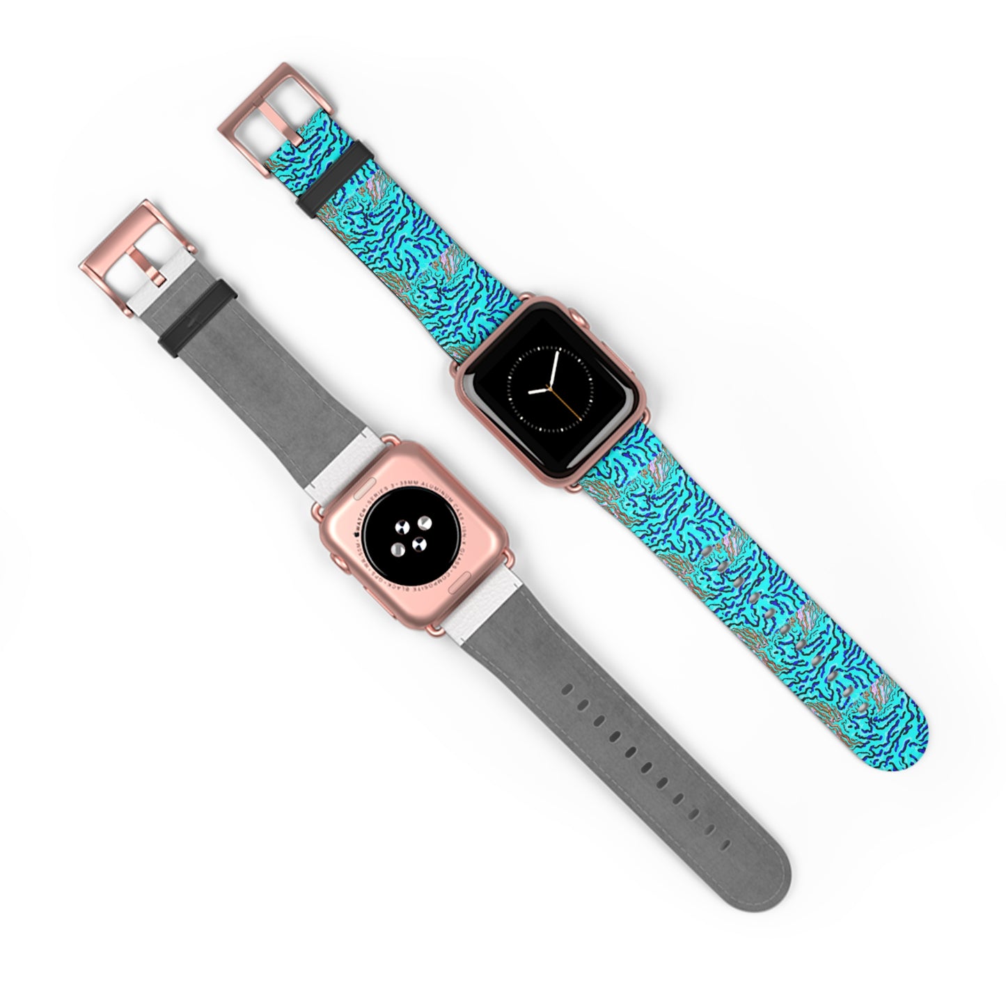 Apple Watch Band - Coastal Wild Coral, Turquoise