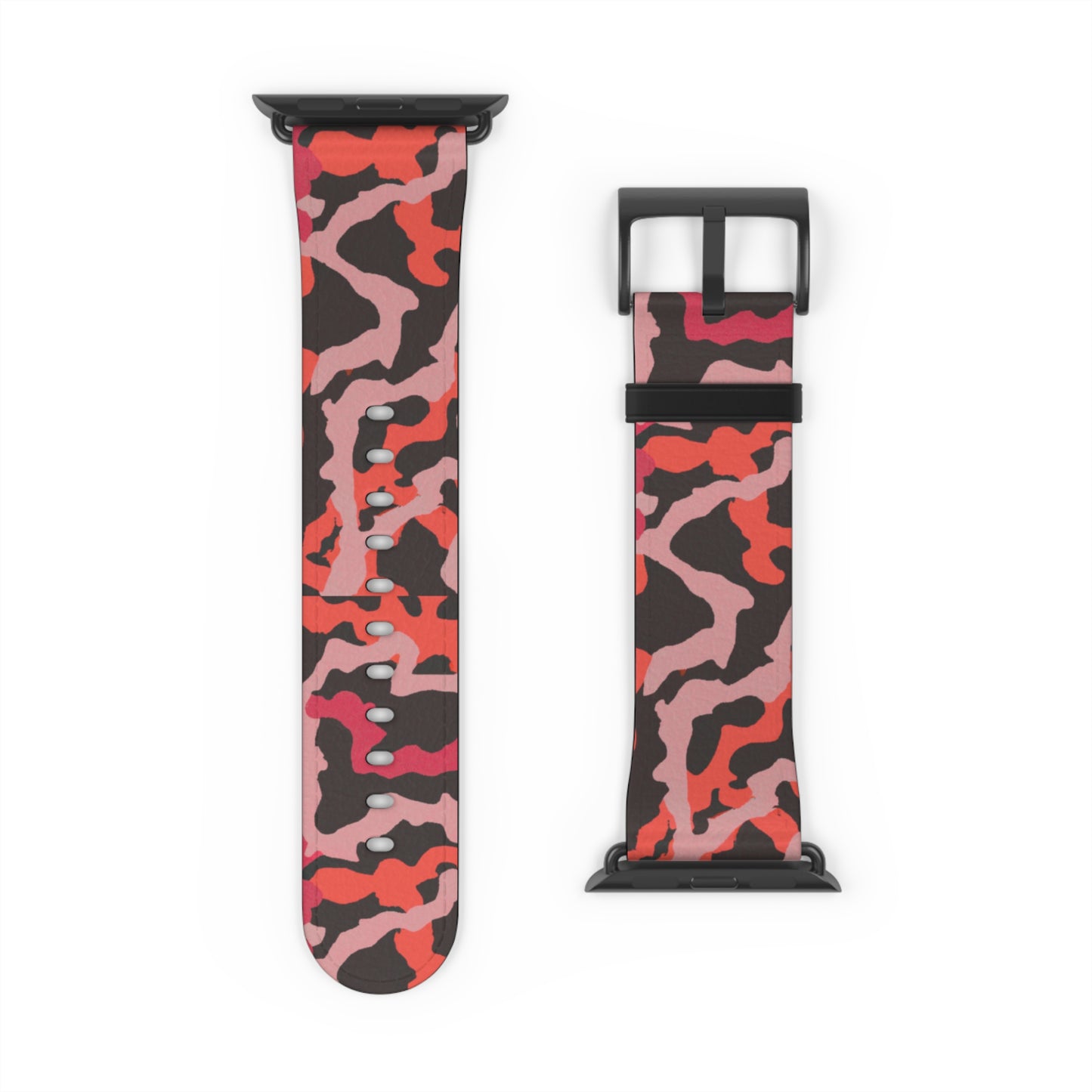 Apple Watch Band - Coral Threads, Red