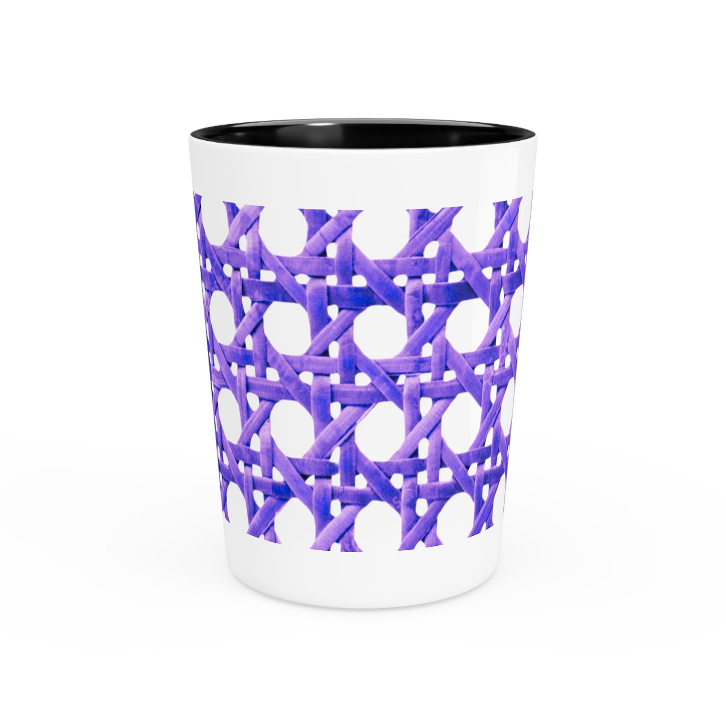 Shot Glass - Beach Chair Wicker, Amethyst