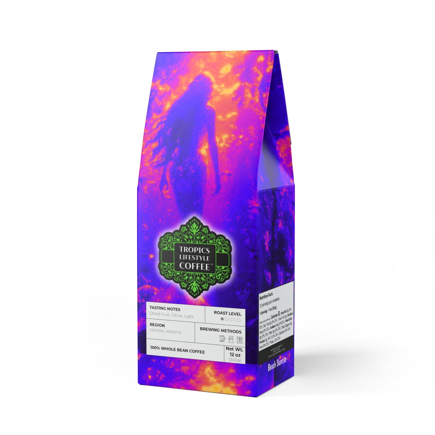 Beach Sunrise Blend™ (Light Roast) Specialty Grade Craft Coffee / Solo Mermaid, Pop