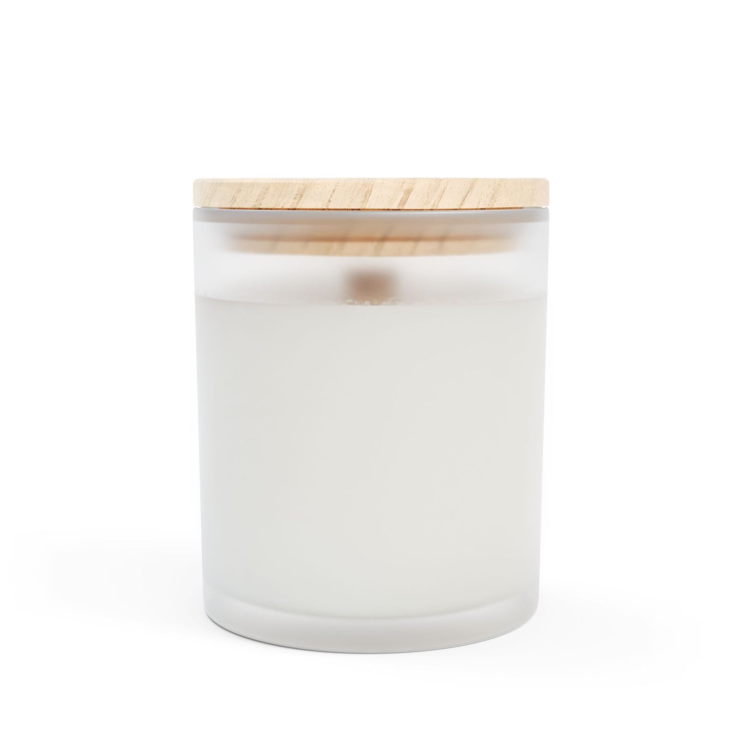 Frosted Glass Candle, 11oz - Palm Trees Sarasota