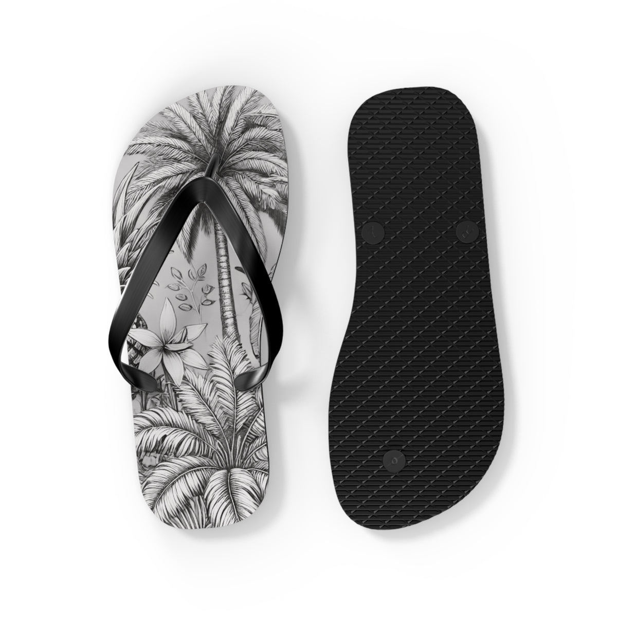 Flip Flops - Tropical Fruit, Newspaper