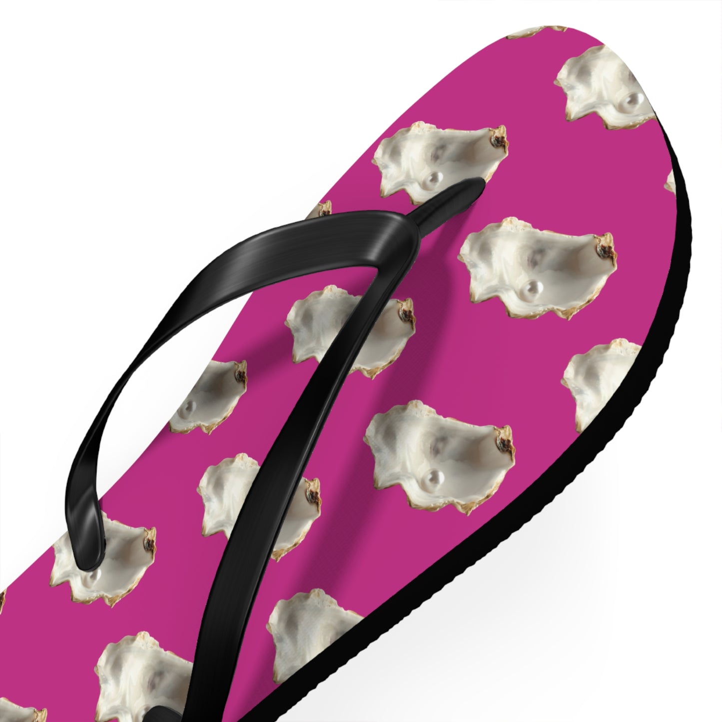 Flip Flops - White Pearl Oyster, pink