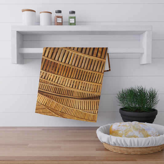 Tea Towels (cotton, poly) - Natural Bamboo Flow