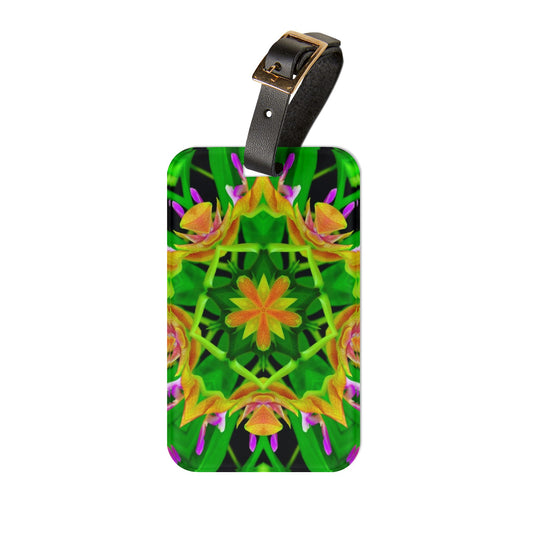 Luggage Tag - Orchid Kaleidoscope #2