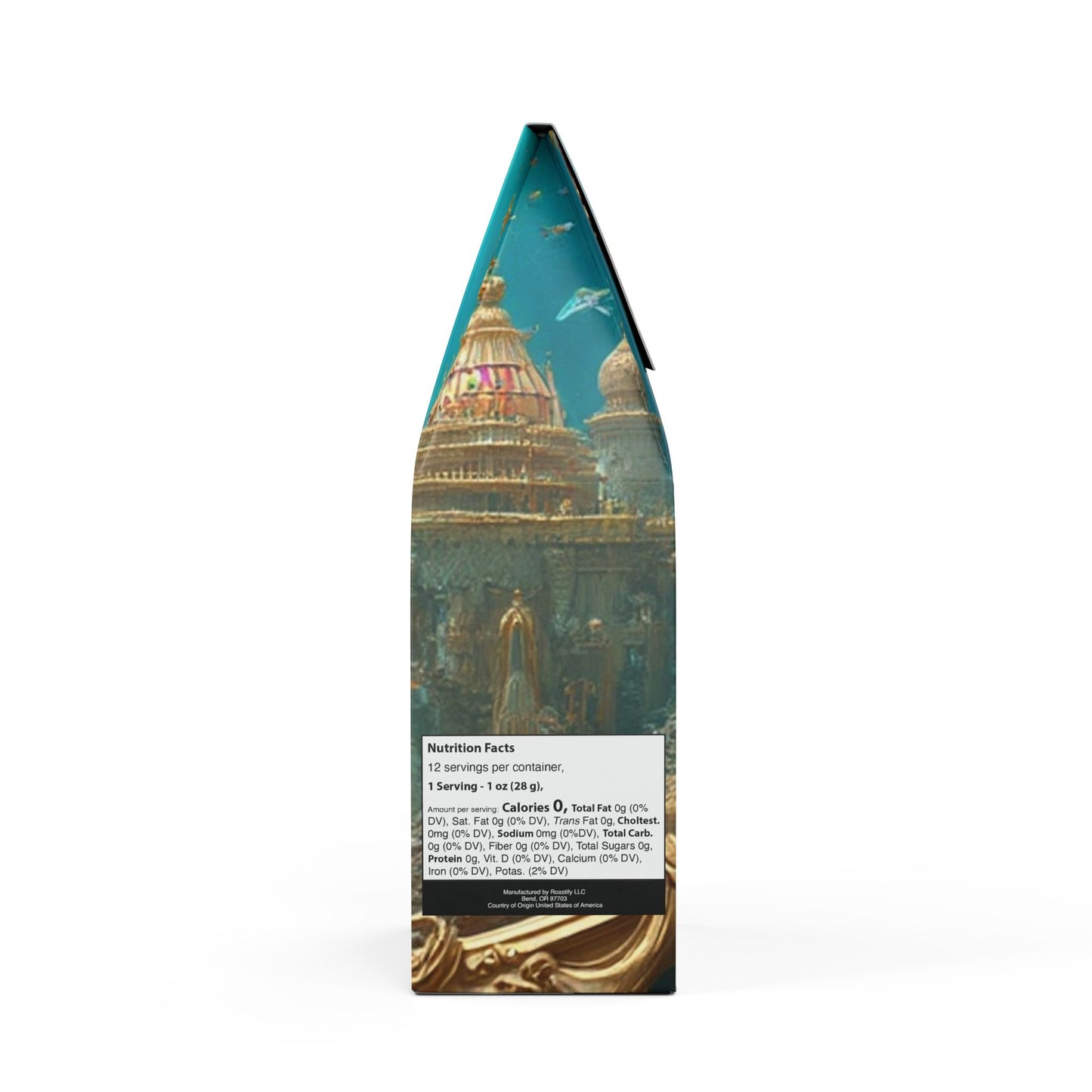 Midnight Surf Blend™ (Medium-Dark Roast) Specialty Grade Craft Coffee / Macro Mermaid Palace, Aegean Sea