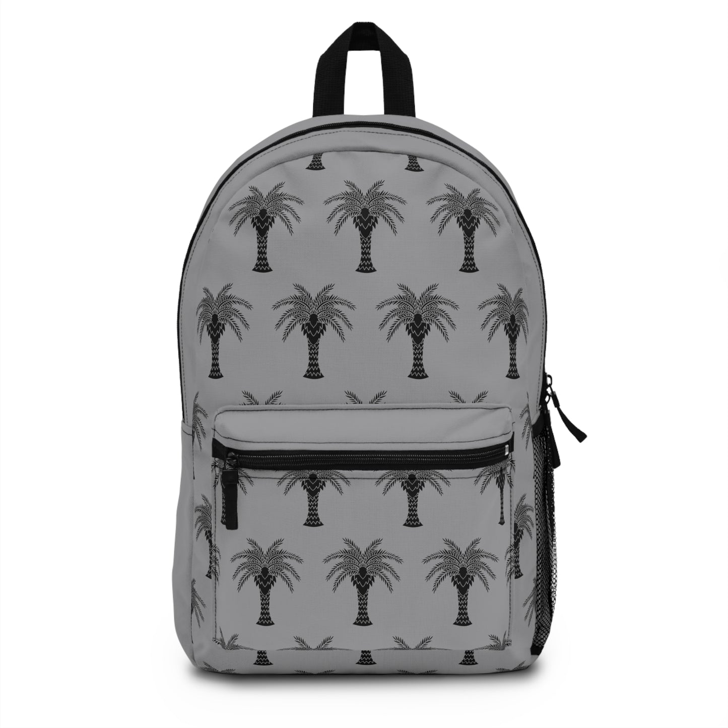 Tropical Backpack  / Stylized Palm, grey