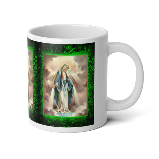 Religious Jumbo Mug, 20oz, Our Lady of Grace | Tropical Coffee Cup