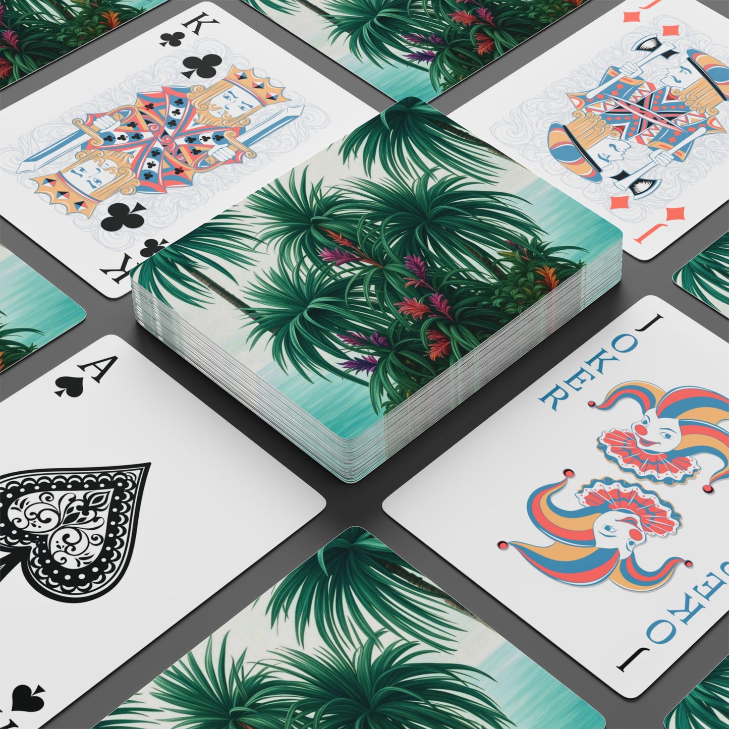 Poker Playing Cards - Tiny Palm Island
