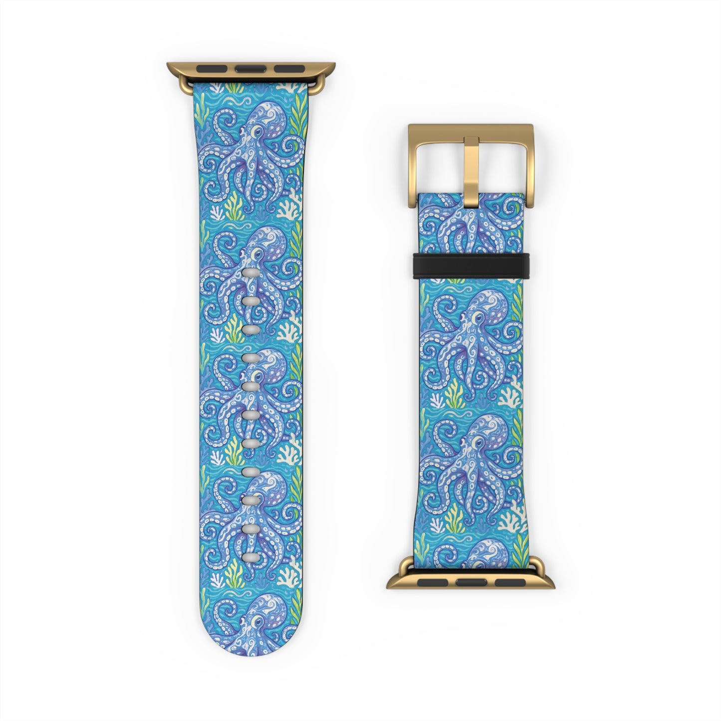 Apple Watch Band - Octopus Kraken Joe, Blue