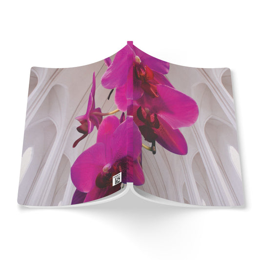 Softcover Journal - Purple Orchids Gothic