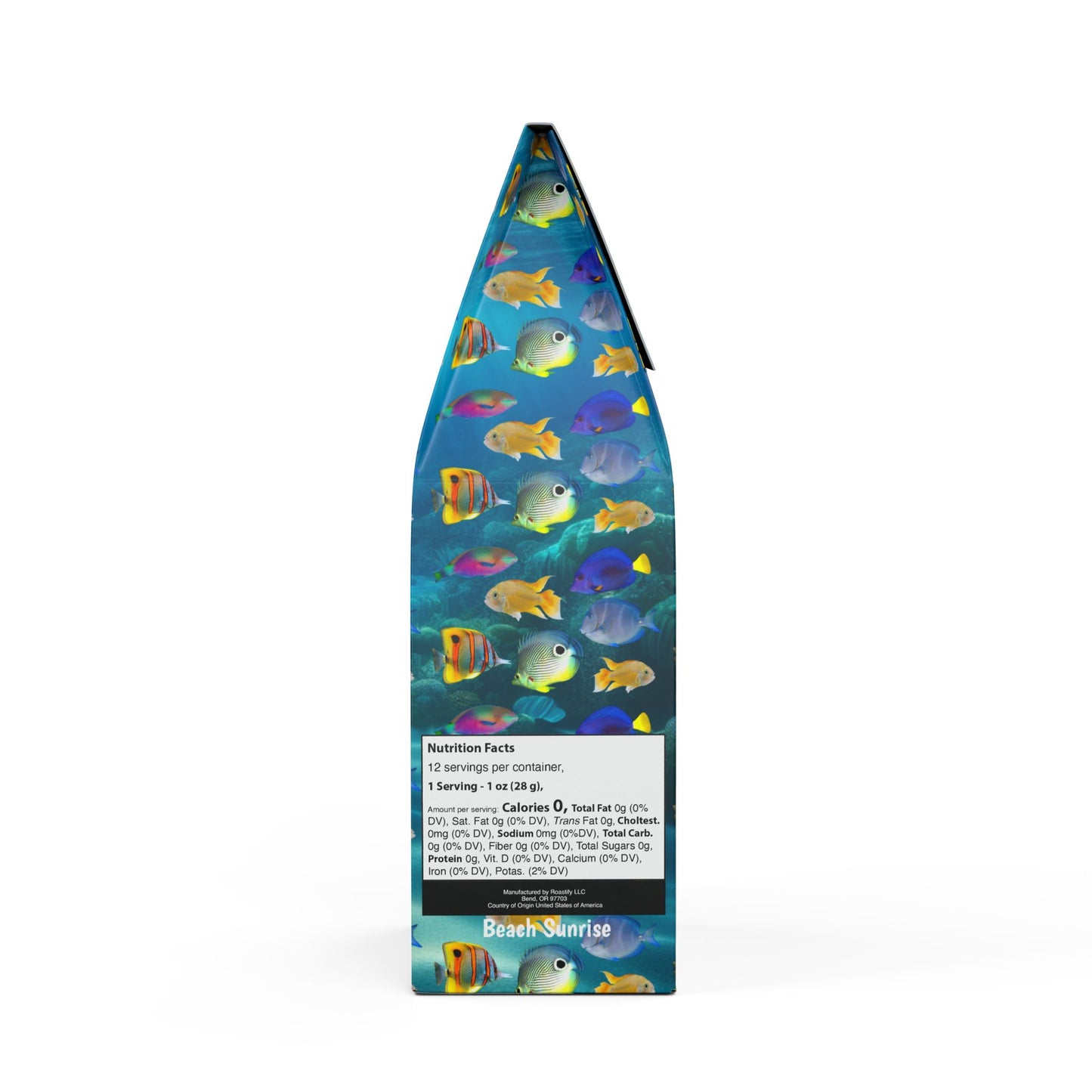 Beach Sunrise Blend™ (Light Roast) Specialty Grade Craft Coffee / School of Fish, Ocean