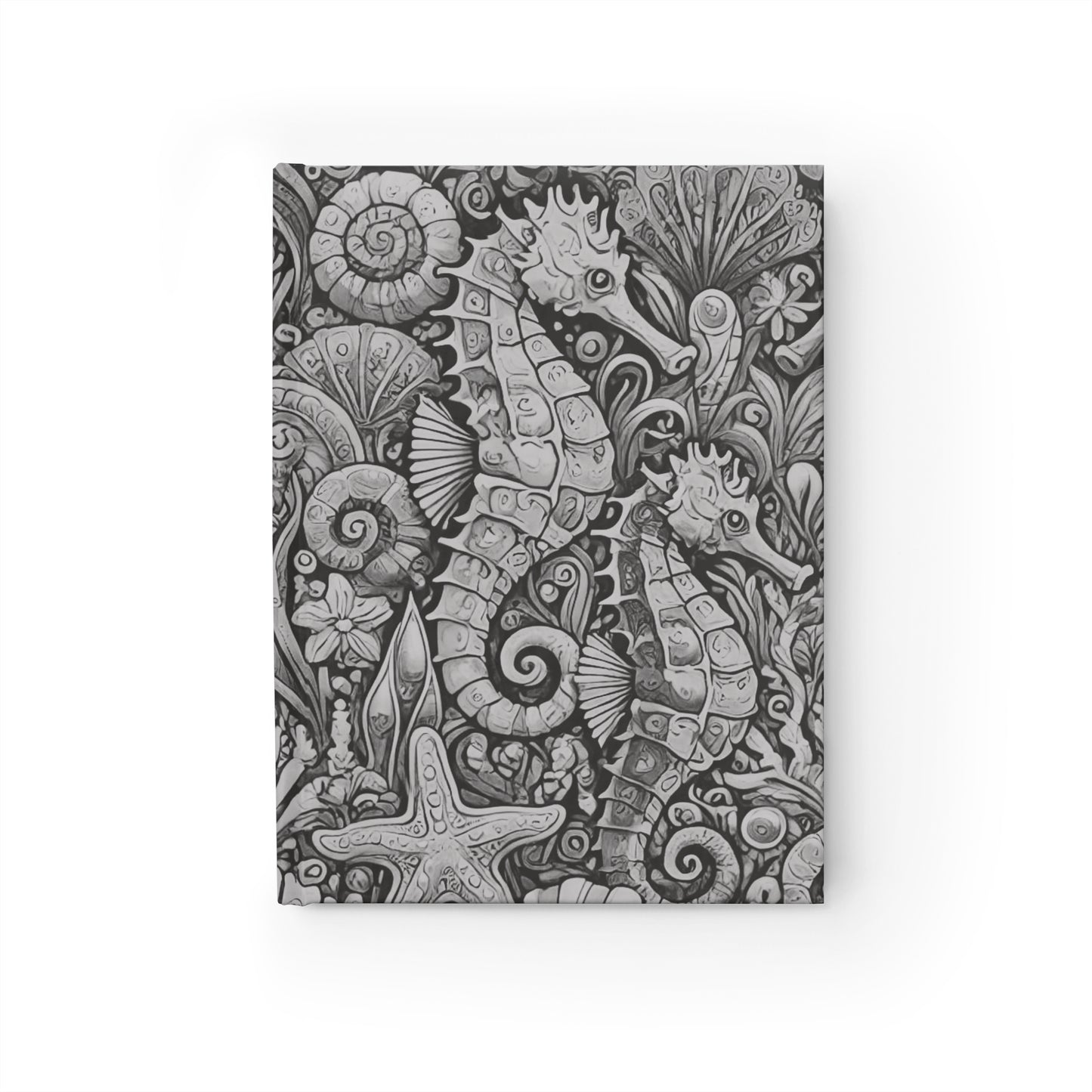 Seahorses/Noir Pop Journal - 5" x 7"