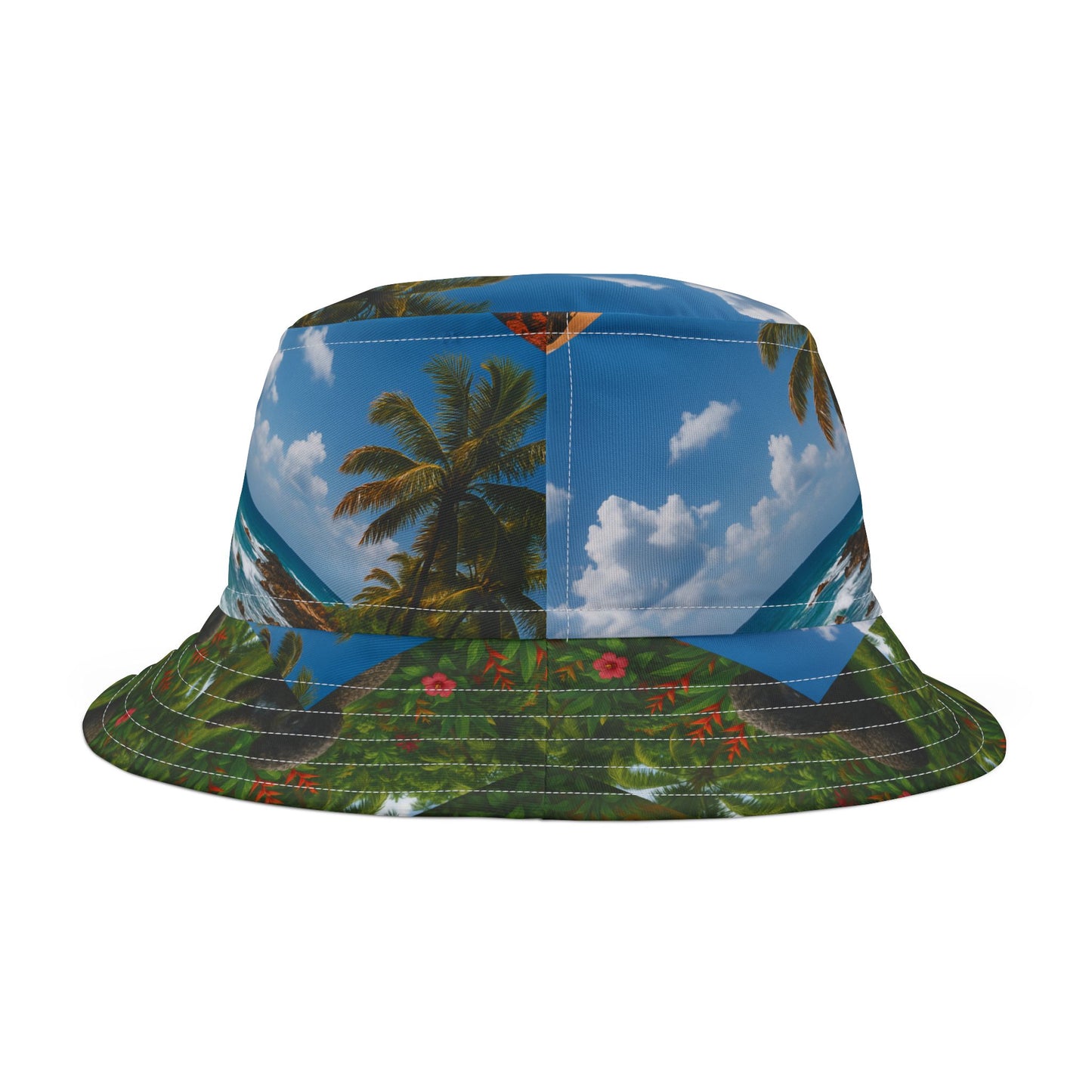 Meet You There / Polyester Bucket Hat for Beach Lovers