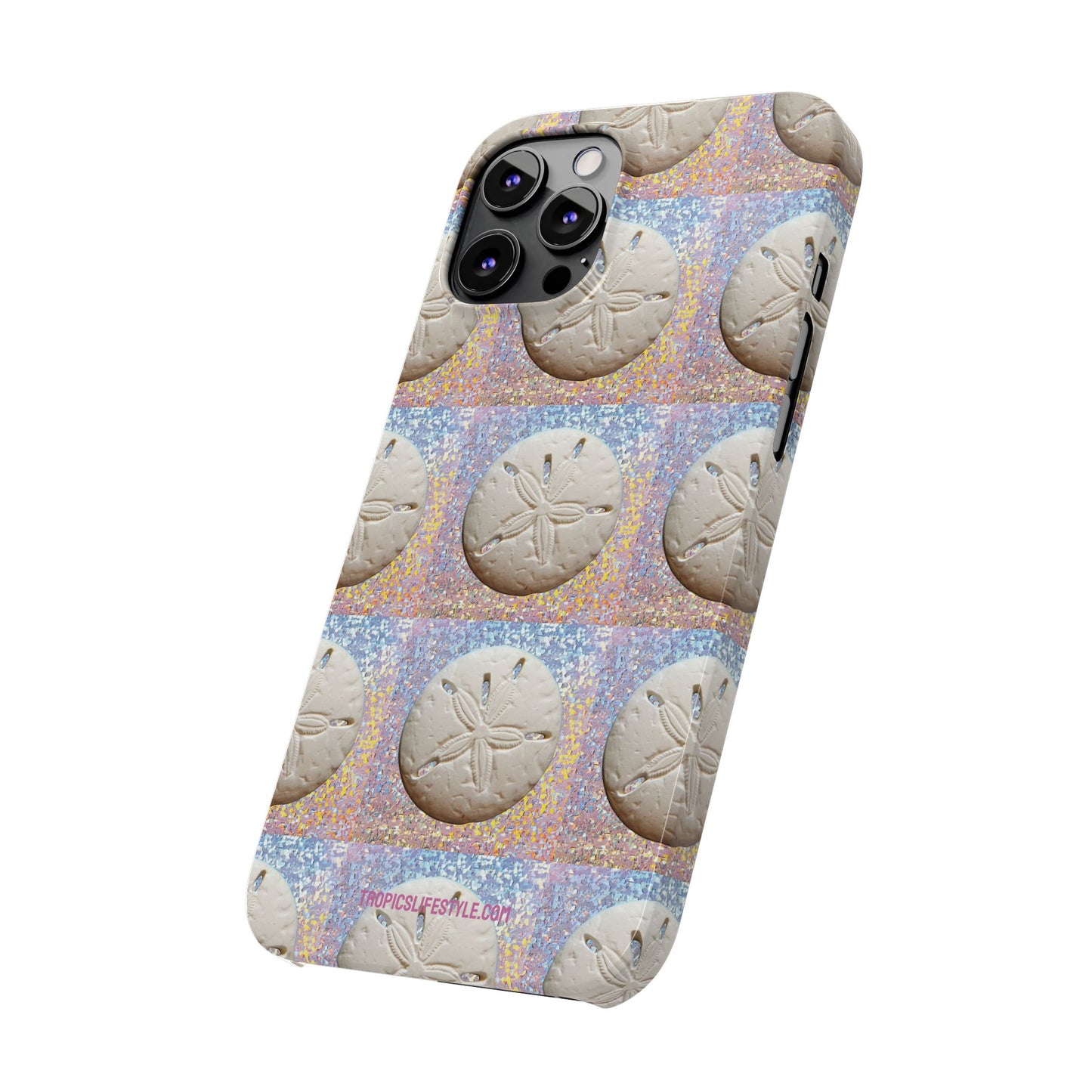 Slim Phone Cases - Disco Sand Dollar