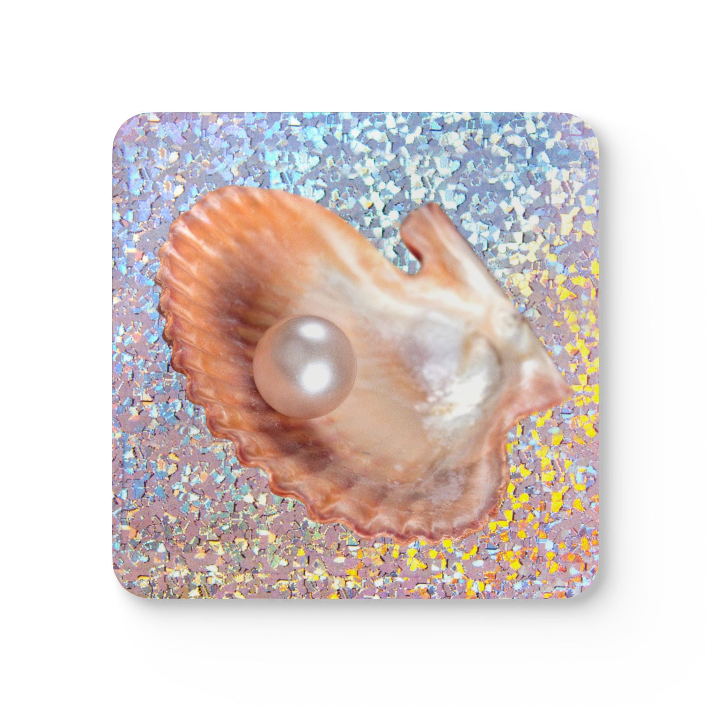 Coaster Set - Disco Peach Pearl Oyster