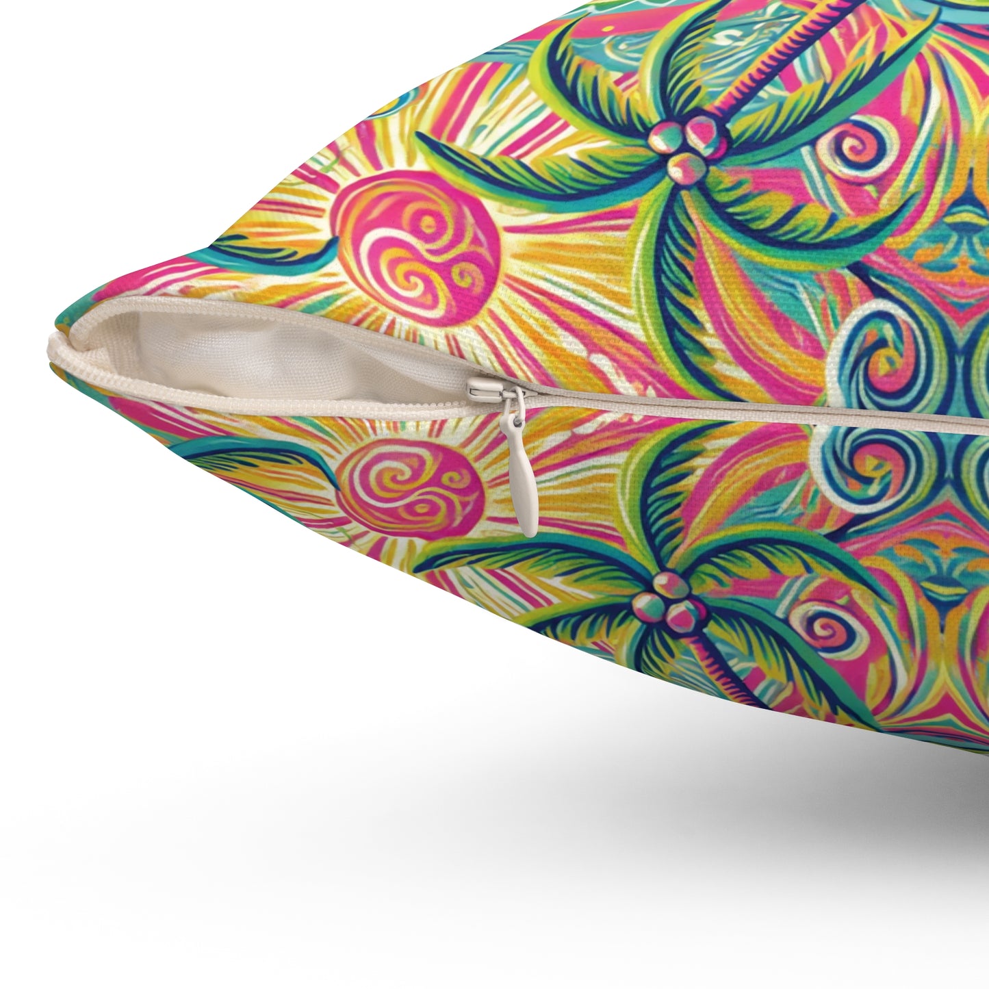 Decorative Pillow - Accent Cushion, 4 Sizes / Kaleido Bay