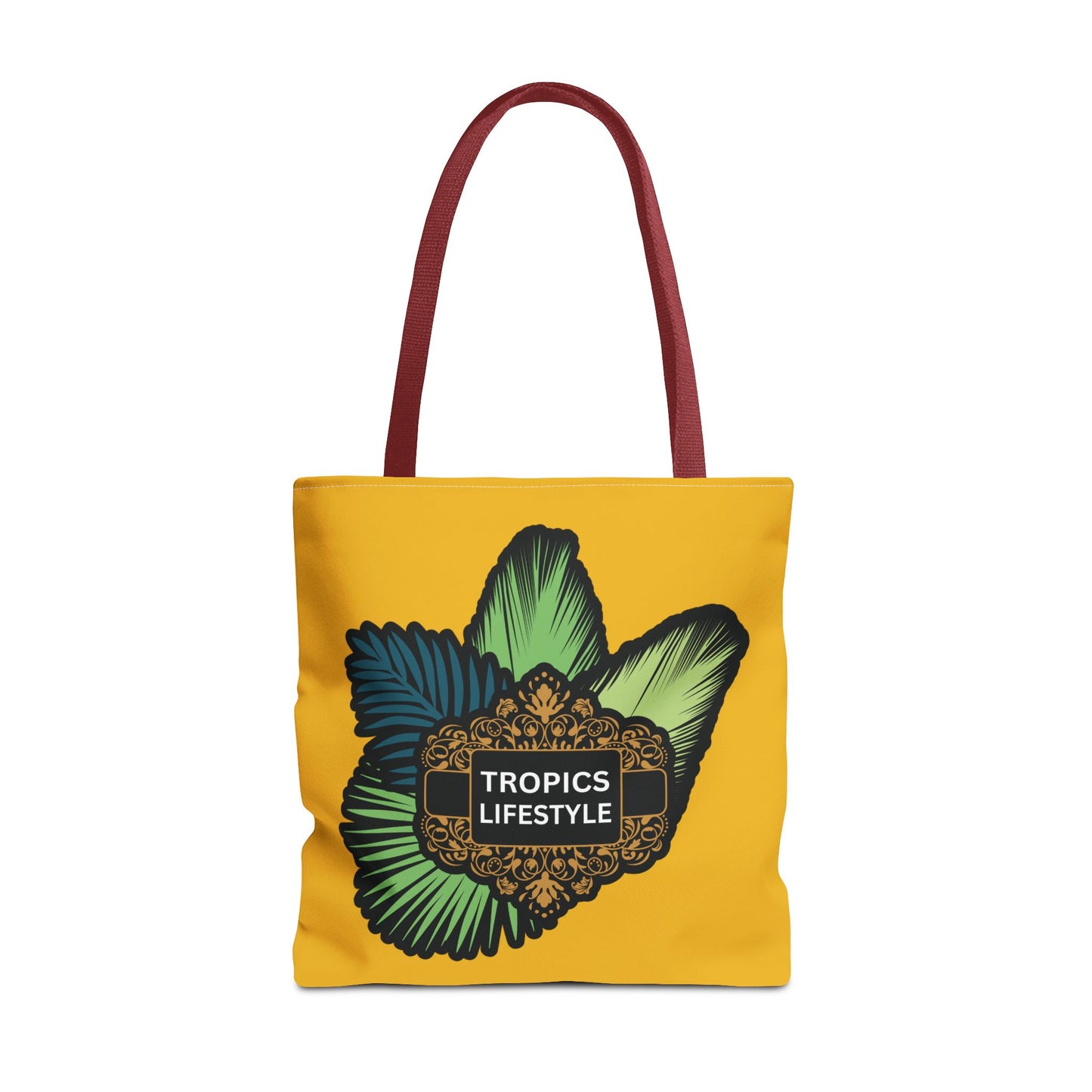 Elegant Tropics Lifestyle Logo Tote Bag - 3 Sizes, Yellow