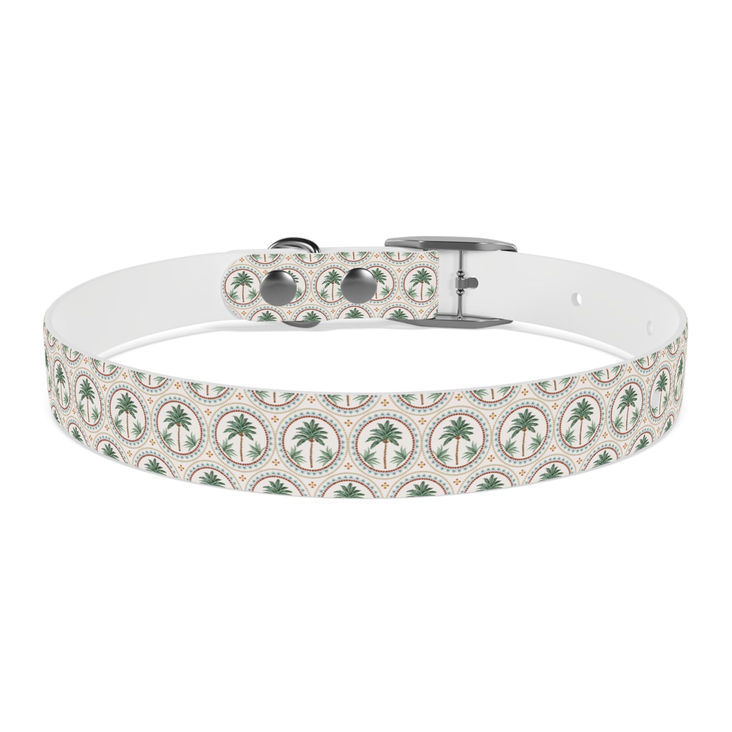 Dog Collar - Mosaic Palm Tree