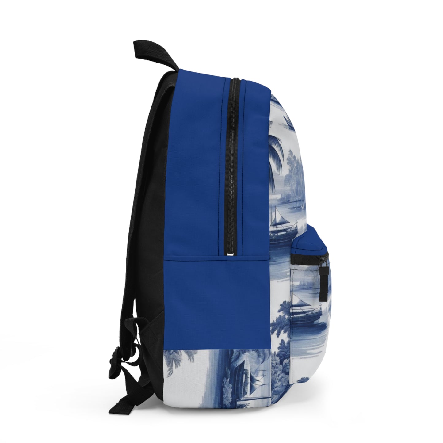 Tropical Backpack  / My Last Voyage, Dark Blue