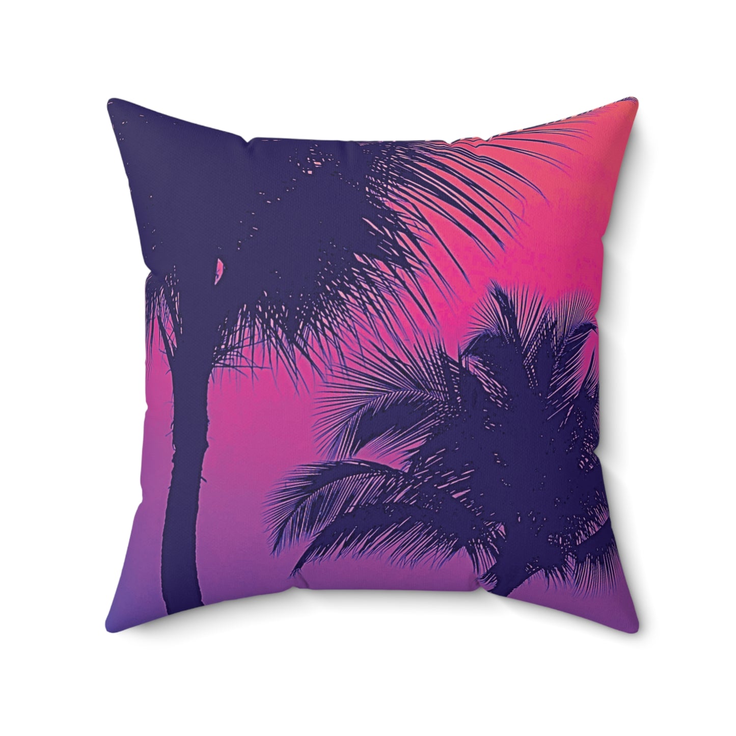 Decorative Pillow - Accent Cushion, 4 Sizes / Palm Glow Pop
