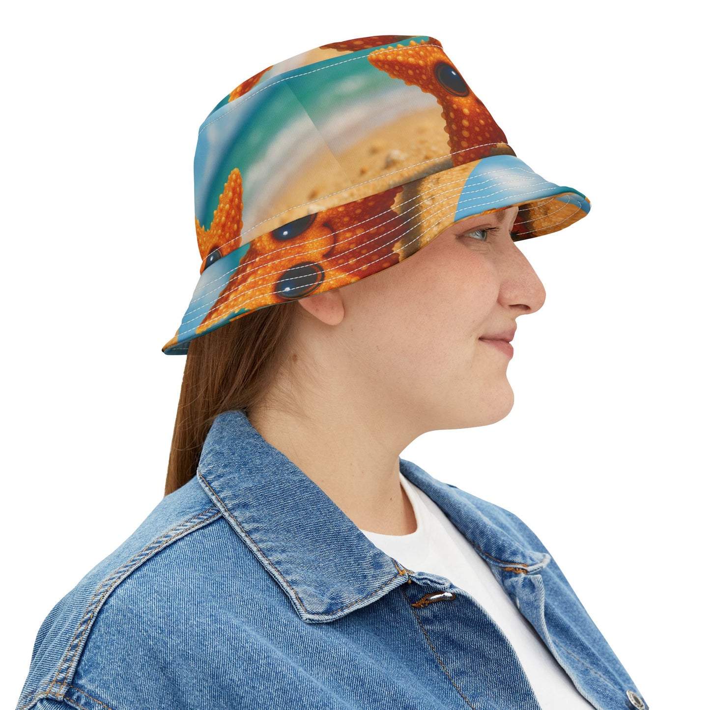 Tropical Polyester Bucket Hat, 2 Sizes - Baby Starfish