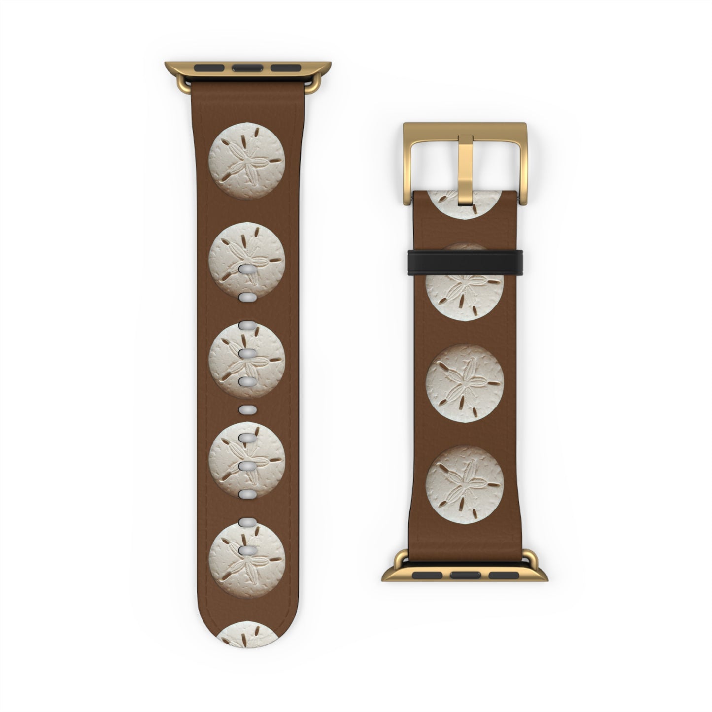 Apple Watch Band - Sand Dollar Parade, brown