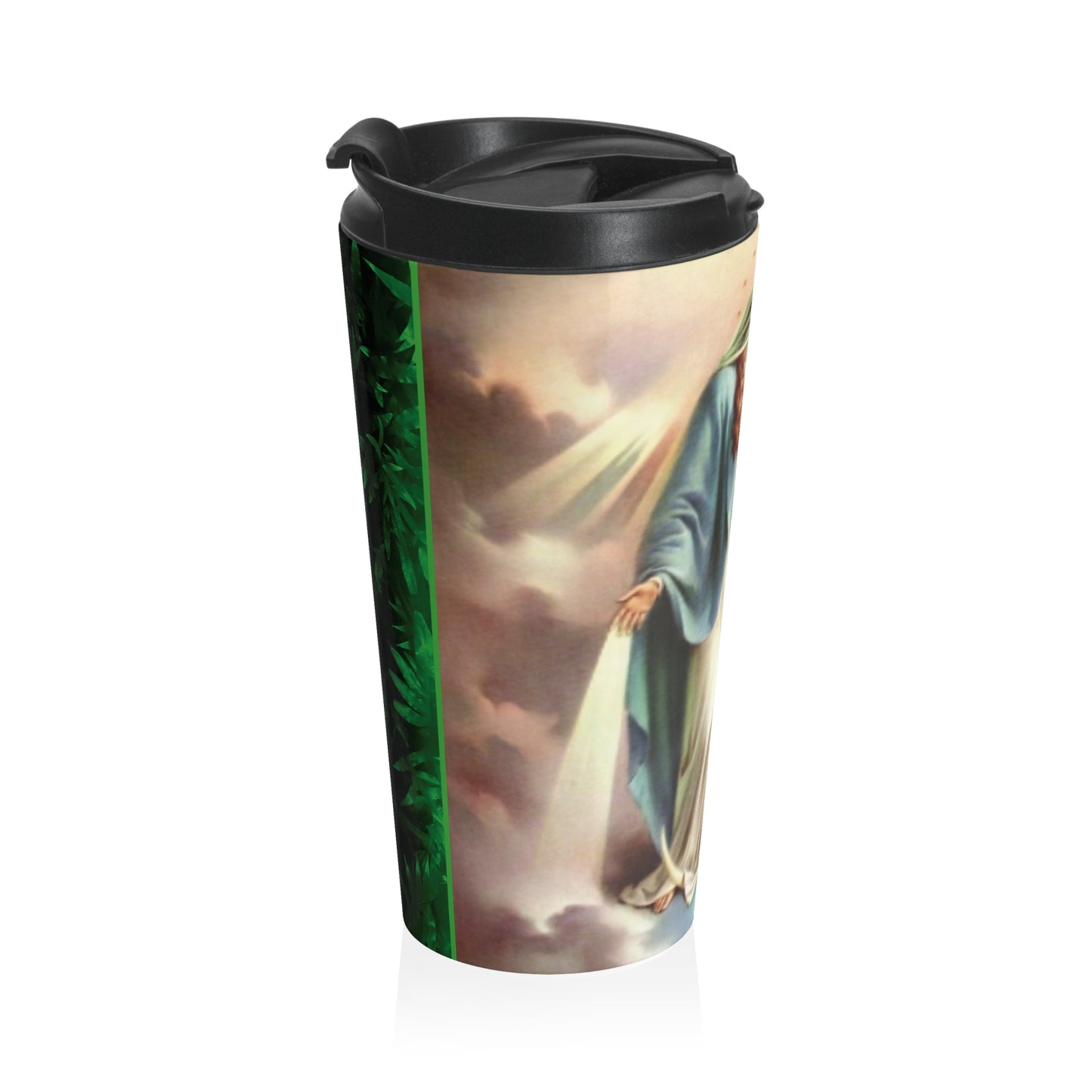 15 oz. Stainless Steel Travel Mug / Religious, Our Lady of Grace