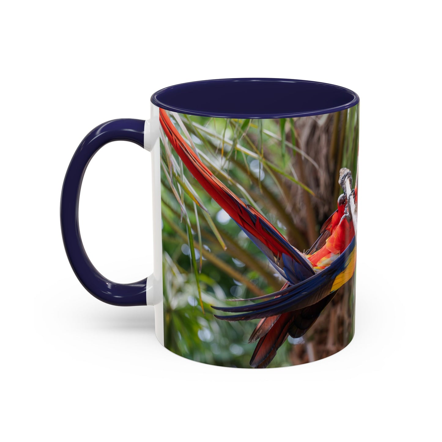 Parrot Accent Coffee Mug (11, 15oz), 8 Colors - Perch Up!